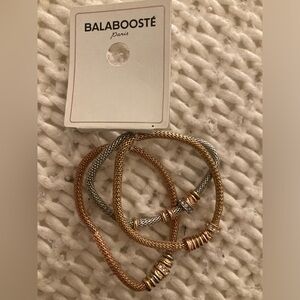 Balabooste Paris set of 3 bracelets new with tags. Stretchy. Acrylic polyester &